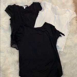 Short sleeve tops bundle size small